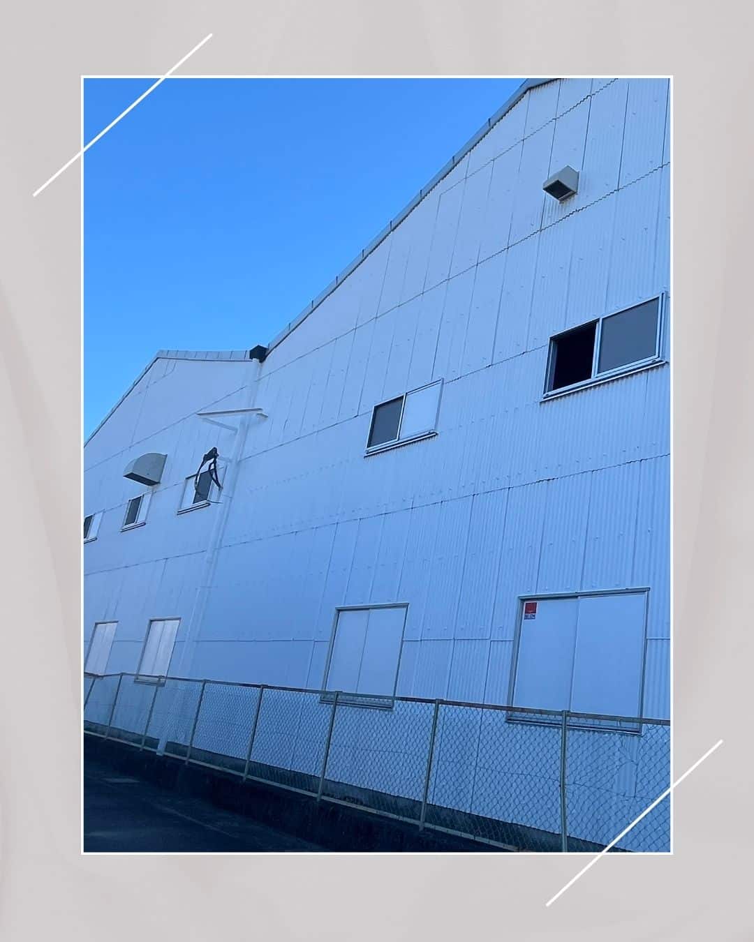 工場西壁　エコヌリ塗装